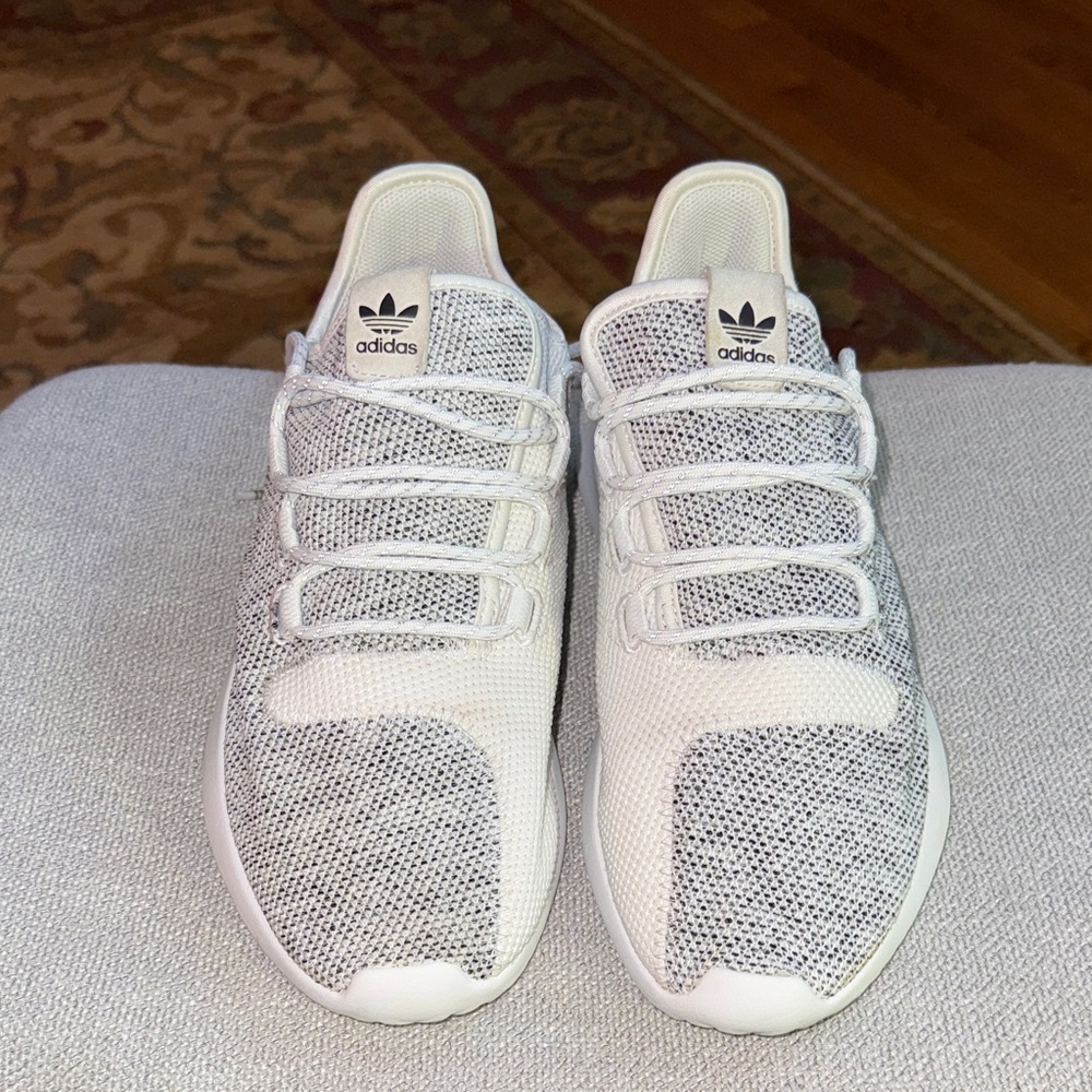 Adidas Men's White/Black Tubular Shoes Size 8.5